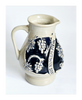 Vintage 1950's Western Germany Zoller & Born Salt Glazed Stoneware Wine Pitcher