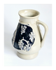 Vintage 1950's Western Germany Zoller & Born Salt Glazed Stoneware Wine Pitcher