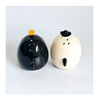 Rare DRL Angry Birds Ceramic Salt & Pepper Shaker