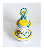 Vintage Italian Ars Deruta Studio Pottery Mjolica Ceramic Hand Painted Salt & Pepper Shaker