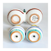 Vintage Italian Ars Deruta Studio Pottery Mjolica Ceramic Hand Painted Salt & Pepper Shaker