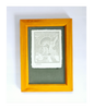 Rare Vintage Limited Edition Hand Printed / Finished print on Handmade Paper of two girls hanging Christmas Stockings on the Mantlepiece, Signed by the Artist