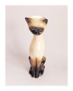 Vintage 1960's Tall 28.5 cm Ceramic Siamese Cat Figurine Beswick Trentham Art ware 331