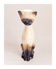 Vintage 1960's Tall 28.5 cm Ceramic Siamese Cat Figurine Beswick Trentham Art Ware 331