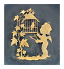 Vintage 1950's Brass Jech Hand Made Signed Wall Art, Germany