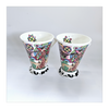 A Pair of Art Deco Style Ribal Fine Bone China Mugs