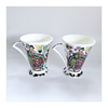 A Pair of Art Deco Style Ribal Fine Bone China Mugs