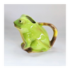 Rare Vintage 1980's Tony Wood Studio Pottery Glazed Ceramic Frog Creamer / Jug / Pitcher