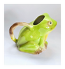 Rare Vintage 1980's Tony Wood Studio Pottery Glazed Ceramic Frog Creamer / Jug / Pitcher