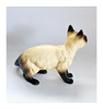 Vintage 1970's Coopercraft Ceramic Siamese Cat Figurine