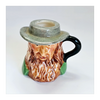 Vintage 1980's Glazed Ceramic Fagin Miniature Toby Jug / Character Jug Signed Peter Jackson by Franklin Mint