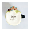 Vintage 1980's Glazed Ceramic Sherlock Holmes Miniature Toby Jug / Character Jug Signed Peter Jackson by Franklin Mint