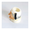 Vintage 1980's Glazed Ceramic Scrooge Miniature Toby Jug / Character Jug Signed Peter Jackson by Franklin Mint