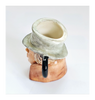 Vintage 1980's Glazed Ceramic Artful Dodger Miniature Toby Jug / Character Jug Signed Peter Jackson by Franklin Mint