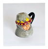 Vintage 1980's Glazed Ceramic Henry V Miniature Toby Jug / Character Jug Signed Peter Jackson by Franklin Mint