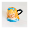 Vintage 1980's Glazed Ceramic Alice Miniature Toby Jug / Character Jug Signed Peter Jackson by Franklin Mint