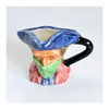 Vintage 1980's Glazed Ceramic Dick Turpin Miniature Toby Jug / Character Jug Signed Peter Jackson by Franklin Mint