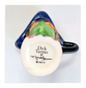 Vintage 1980's Glazed Ceramic Dick Turpin Miniature Toby Jug / Character Jug Signed Peter Jackson by Franklin Mint