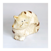 Contemporary Design Hand Made Studio Pottery Glazed Ceramic Cat Statuette / Ornament
