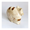 Contemporary Design Hand Made Studio Pottery Glazed Ceramic Cat Statuette / Ornament