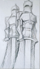 Josep Maria Subirachs Lithograph from Espai Subirachs: dels Soldats 1989, Framed