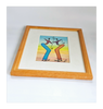Gakonga African Art Lithograph Print, Mounted and Framed