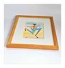 Gakonga African Art Lithograph Print, Mounted and Framed