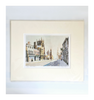 Limited Edition Signed and Numbered (17/25) Original Lithograph Print of Dorchester by Alan Keeman