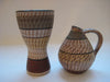 Dumler & Breiden Studio Art Pottery Vase and Jug from the Terra Series