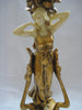 Vintage Art Deco candlestick sculpture