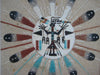 Original Navajo Sand Painting by Lester Johnson from Shiprock, New Mexico