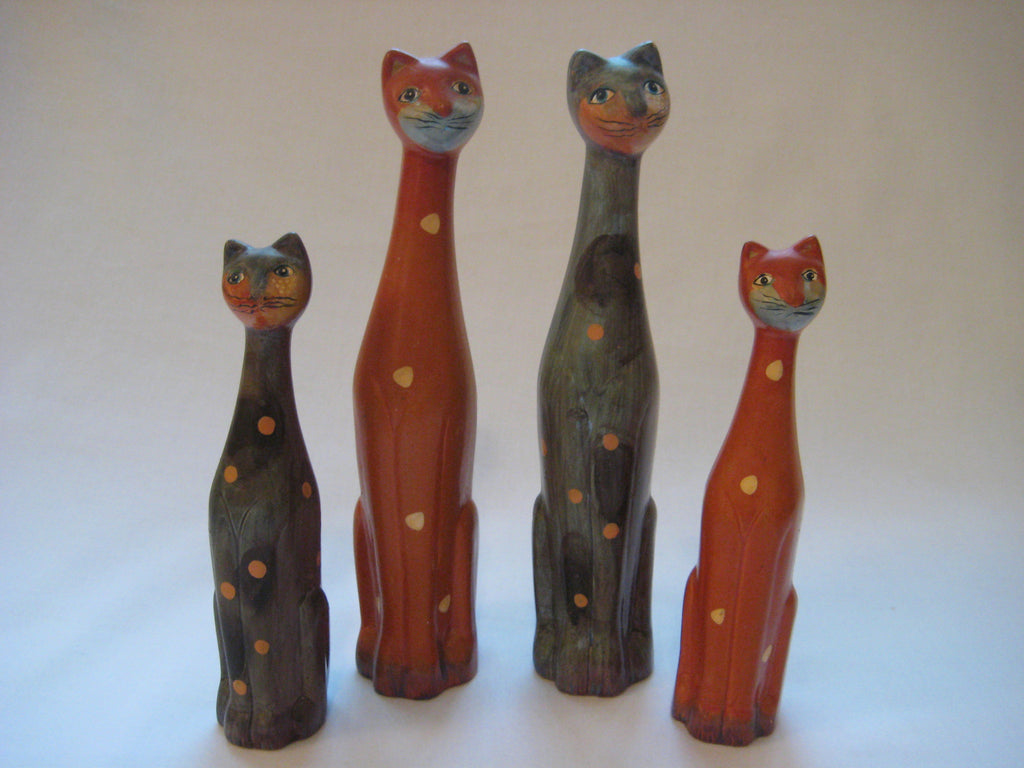 Ceramic Cat Ornaments