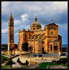 French Real image of Hand carved decorative Real image of Ta Pinu Church in Island of Gozo - Malta