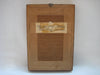 Vintage Kudu (a species of Antelope) sculpture in copperware mounted on genuine Antelope skin in a wooden frame