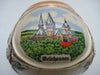 Vintage German Staffel / Stein Stoneware Pottery Wine Chalice Goblet Glass handmade Gelnhausen