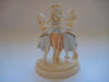 Genuine Hand Painted Maska Alabaster Figurine