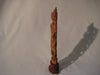 Antique wood carved sculpture of a Hindu Goddess in sandalwood