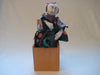 Japanese Art - Collectable hand crafted Samurai Warrior Jack in the Box puppet in traditional costume