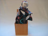 Japanese Art - Collectable hand crafted Samurai Warrior Jack in the Box puppet in traditional costume