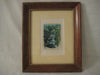 Limited edition hand painted picture dated 1888, titled Jungle River