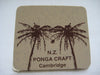 Vintage New Zealand Ponga Craft - A pair of hand carved bowl and lid, carved from Mamaku tree