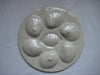 Vintage 1960s Majolica Glaze ware oyster plate by St Clement, France