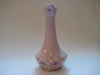 Hand painted Bohemian pink porcelain H & C jug gilded with 24 carat gold