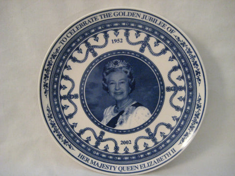 Wedgwood commemorative plate to celebrate the Golden Jubilee of Queen Elizabeth II