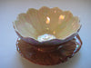 Royal Winton Grimwades Art Deco Lustre China Flower shaped bowl & saucer