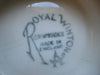 Royal Winton Grimwades Art Deco Lustre China Flower shaped bowl & saucer