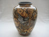 La Vie hand crafted art decoupage porcelain vase