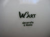 W'ART dinnerware hand painted original Italian design - Set of four cups & saucers and a teapot