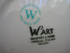W'ART dinnerware hand painted original Italian design - Set of four cups & saucers and a teapot