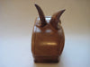 Mahogany Sculpted Puzzle Box  / Jewellery Box of a Bird with Hidden Drawers Hand Crafted by Salvador Petzey from Guatemala